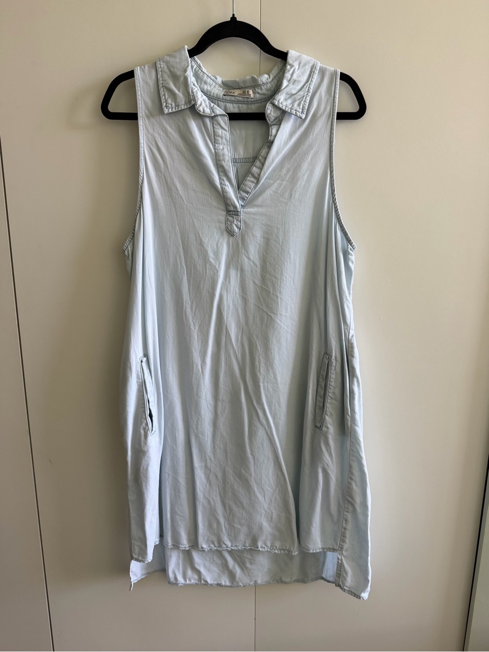 Dex denim shirt dress